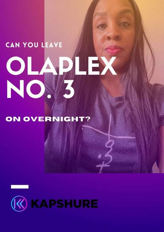 can you use olaplex number 3 overnight
